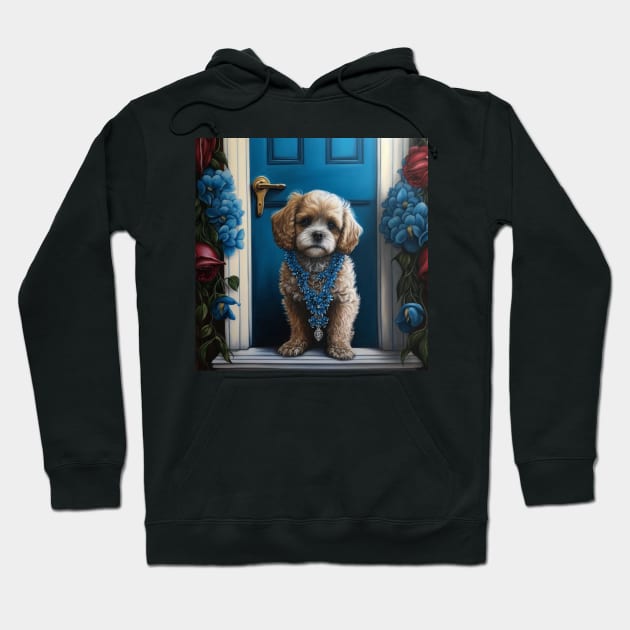 Cavoodle Portrait Hoodie by Enchanted Reverie